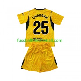 Fußballtrikots FC Barcelona Dominik Livakovic 25 Torwart Kinder 2026-2027 Kurzarm Fourth trikot kaufen
